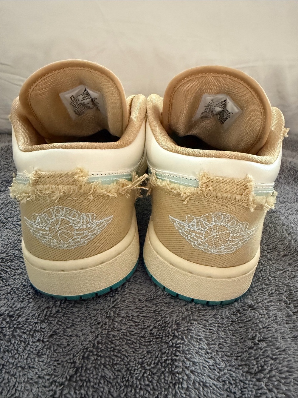 Jordan 1 Low SE “Wave” (Sesame/Dusty Cactus) Women’s Size 7.5 - Picture 3 of 11